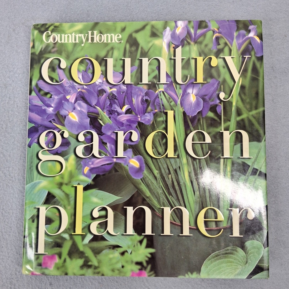 Country Home Country Garden Planner Book Hard Cover 1998